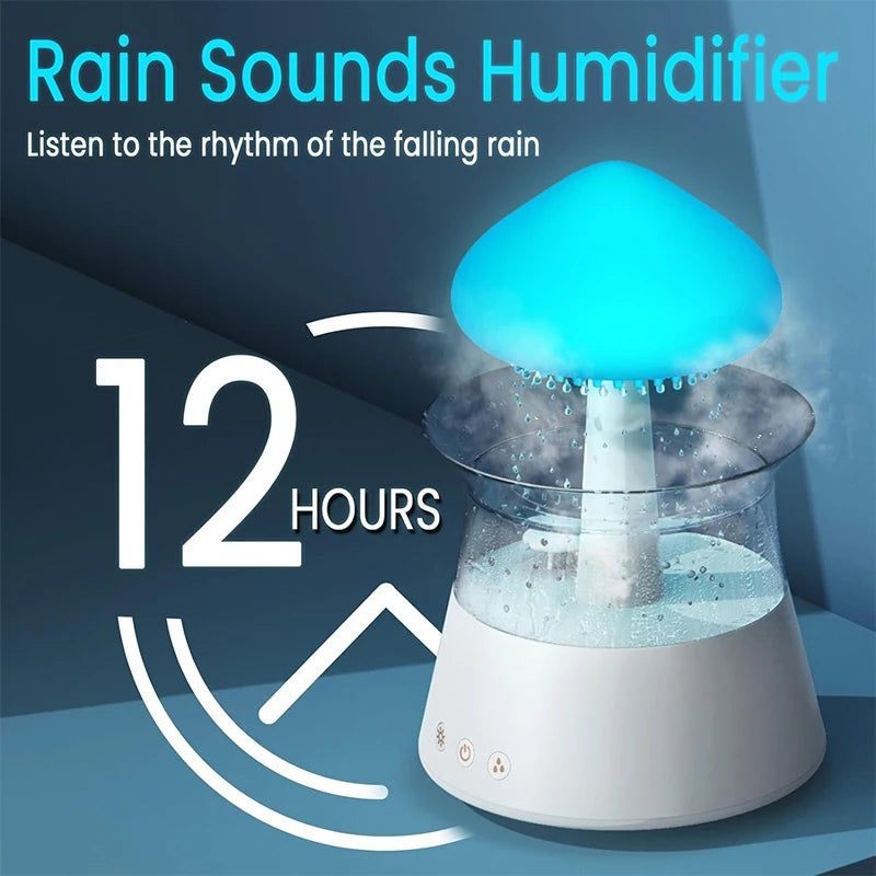 Rain Cloud Humidifier Diffuser - Aromatherapy Desk Lamp