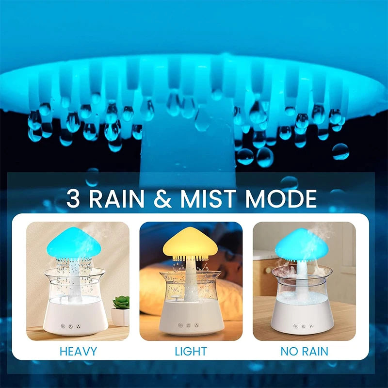 Rain Cloud Humidifier Diffuser - Aromatherapy Desk Lamp