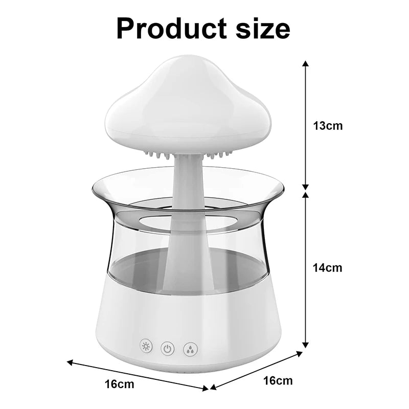 Rain Cloud Humidifier Diffuser - Aromatherapy Desk Lamp
