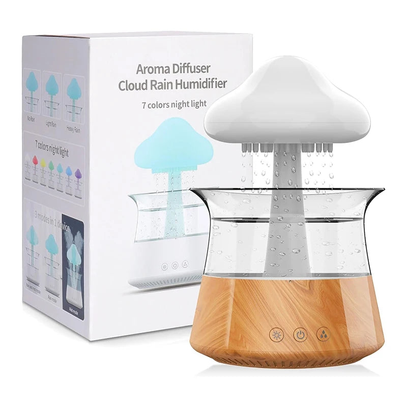Rain Cloud Humidifier Diffuser - Aromatherapy Desk Lamp